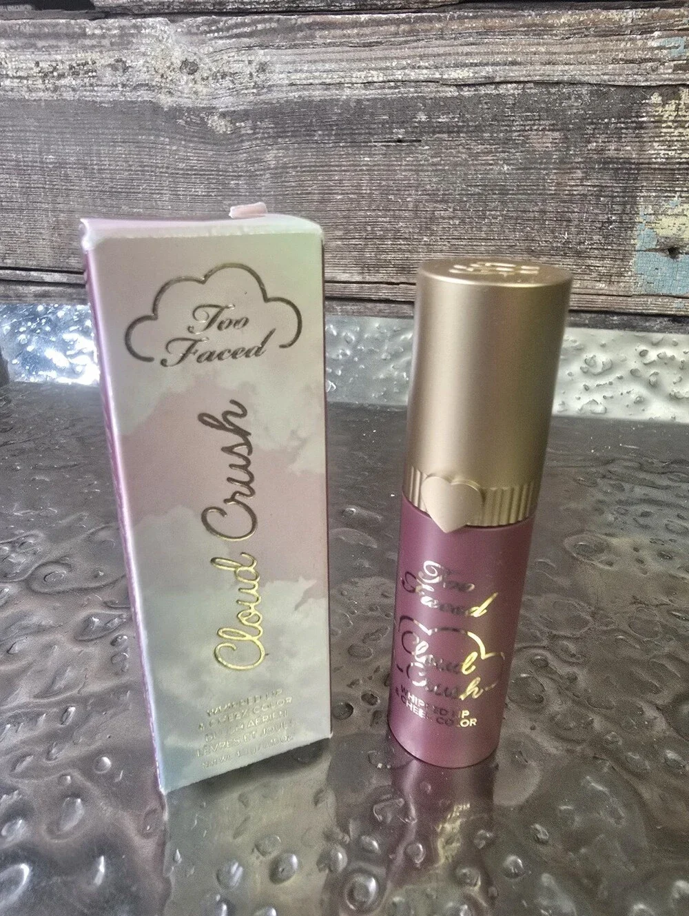 Too Faced Cloud Crush Whipped Lip & Cheek Color – Bed of Roses, NEW